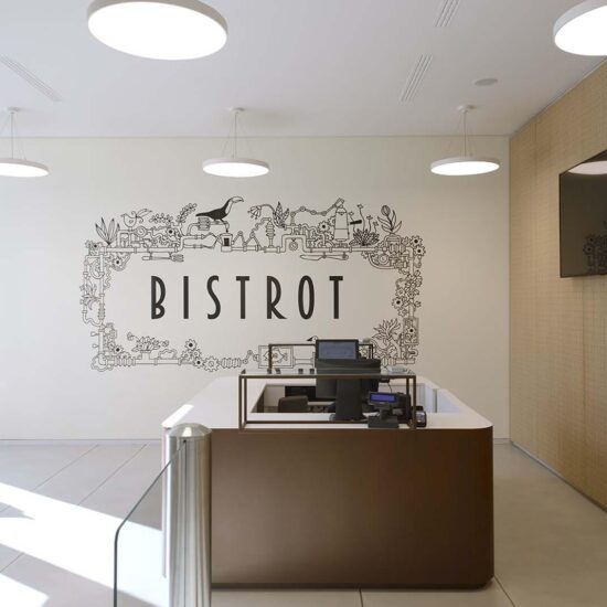 import blog slider bistrot lavazza decorazione geometrica effetto cemento 5